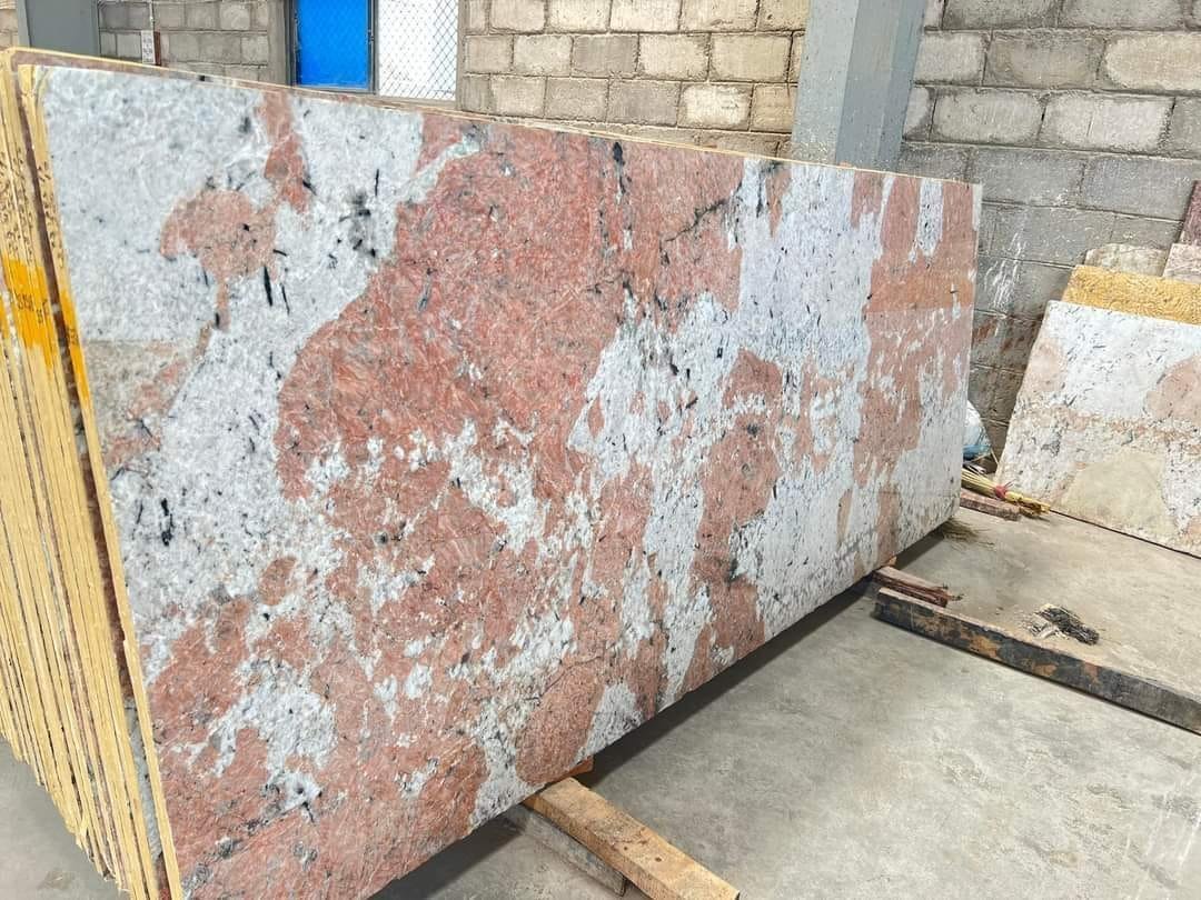 Alaska Pink Granite Slab Cutter Size